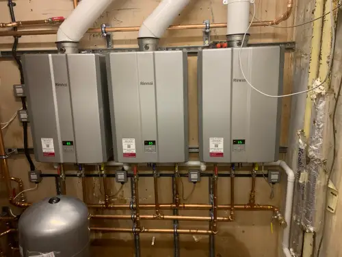 Click Here To Enlarge This Photo Of Install 3 New Rinnai Hot Water Heaters