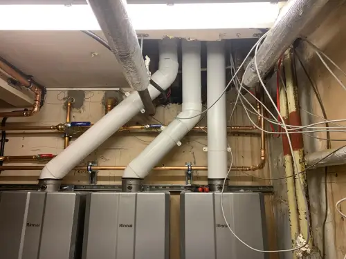 Click Here To Enlarge This Photo Of Install 3 New Rinnai Hot Water Heaters